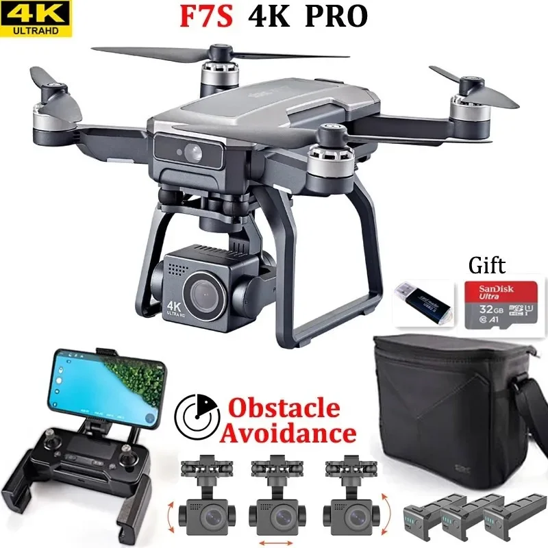 Drone Gimbal - SJRC F7s 4K PRO Drone 4K