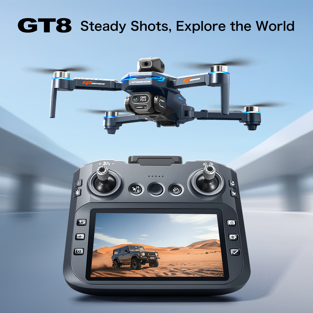 Drone Camera - GT8 Obstakelvermijding Luchtdrone – HD borstelloze