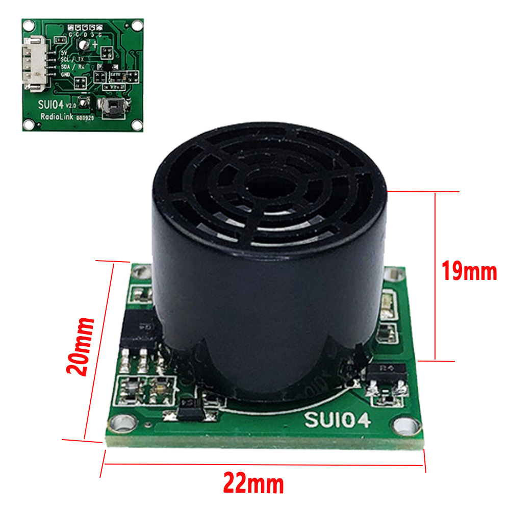 SUI04 Ultrasone sensor-sonarmo - Drone Flight Controller recensie en prijs