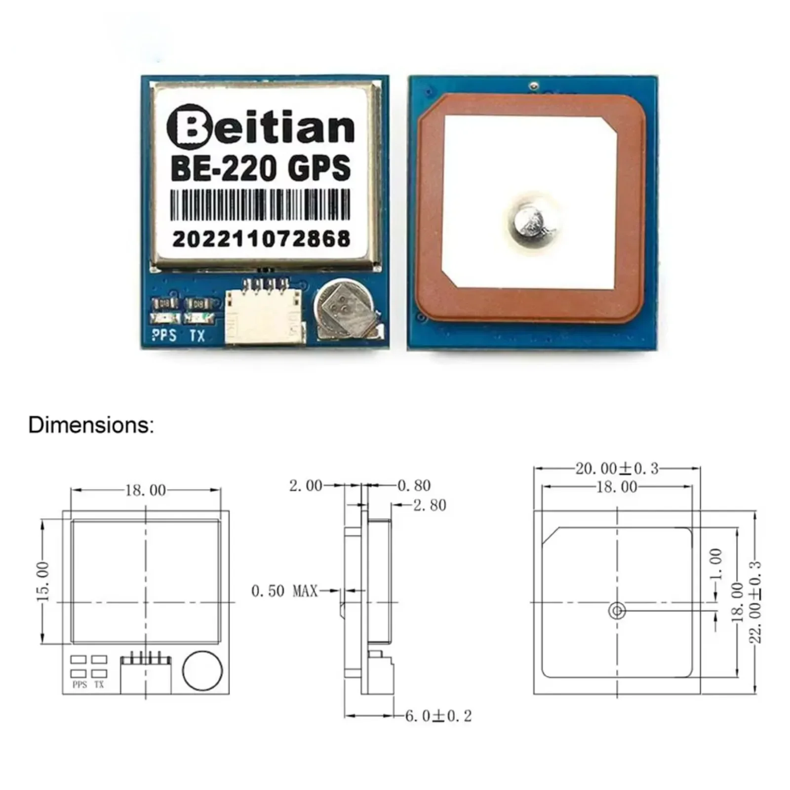 BE-220 M10050 Ultra-Low Power  - Drone Gps Module recensie en prijs