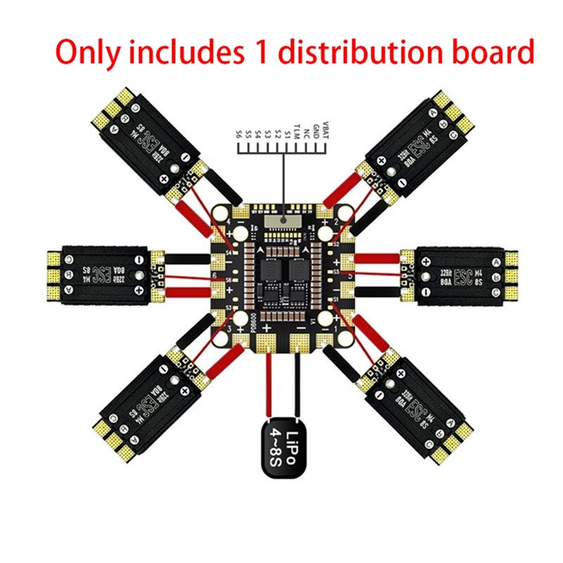 【CYBER MONDAY】1 Pc PDB600A 8S  - Drone Power Distribution Board recensie en prijs