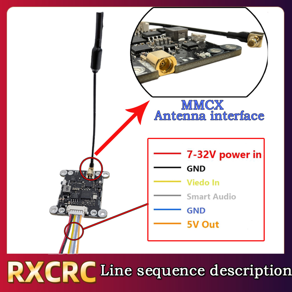 RXCRC 5.8G Module 48CH 1.6W VT - Drone Receiver recensie en prijs