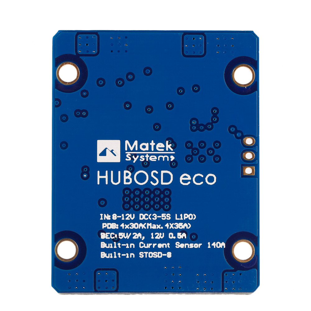 Matek Systems Hubosd eco H Str - Drone Power Distribution Board recensie en prijs