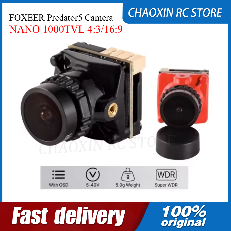 FOXEER Predator5 Camera NANO 1 - Drone Battery recensie en prijs