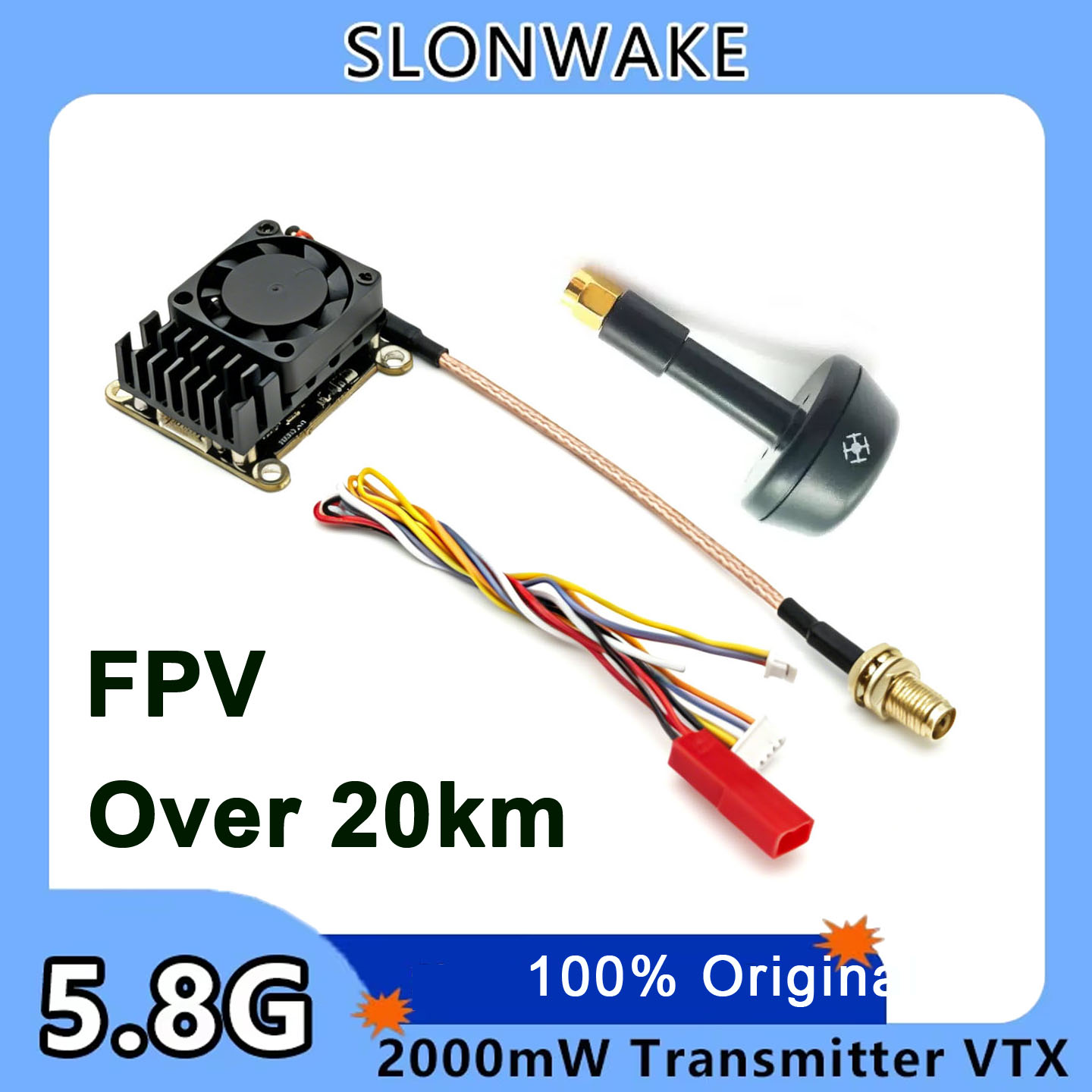 Nieuwe upgrade 5.8Ghz 2W verst - Drone Receiver recensie en prijs