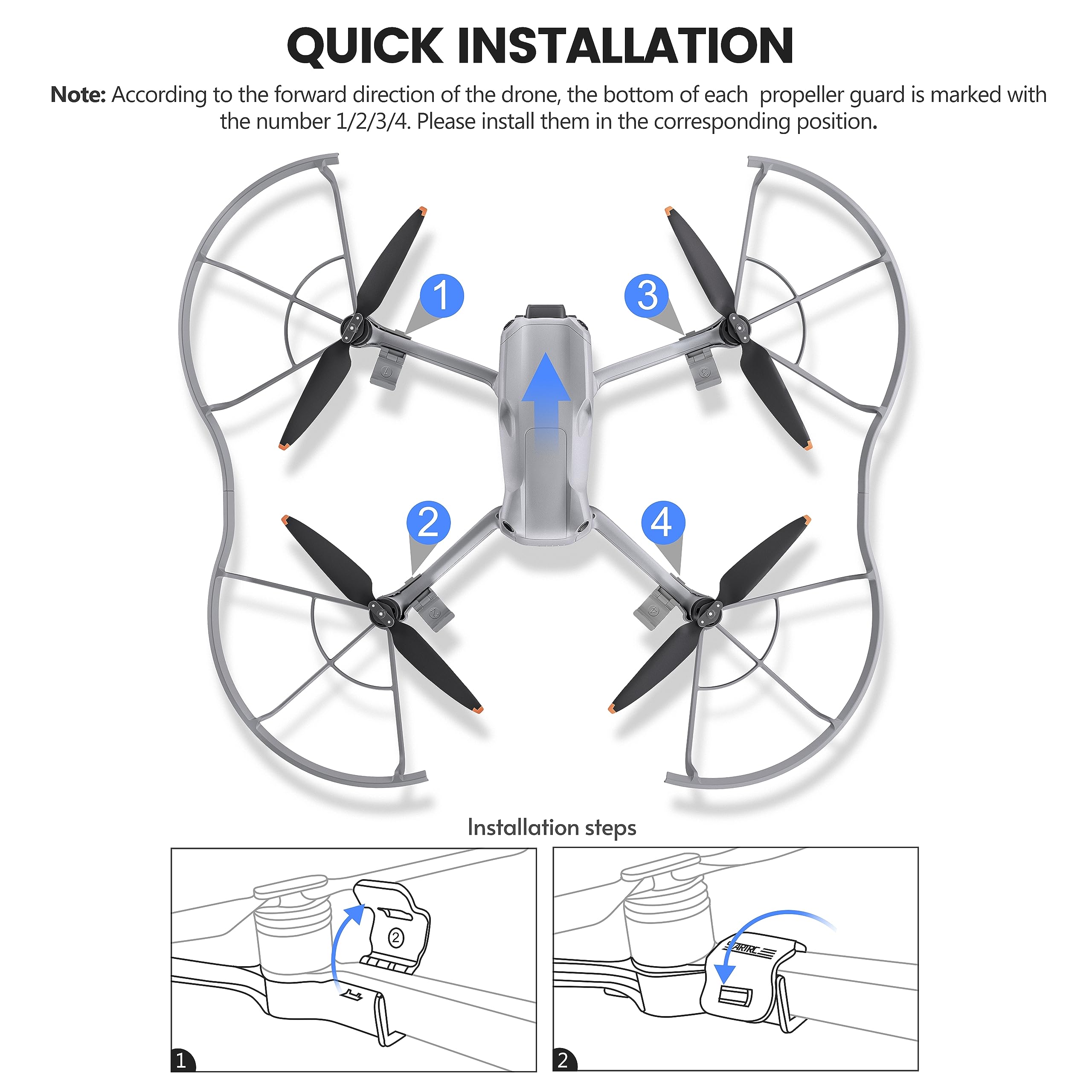 STARTRC Air 3S Propellerbesche - Drone Propeller Guard recensie en prijs