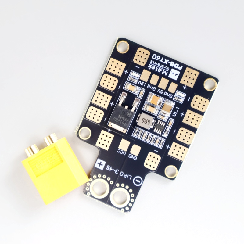 Matek Systems PDB XT60 W/BEC 5 - Drone Power Distribution Board recensie en prijs