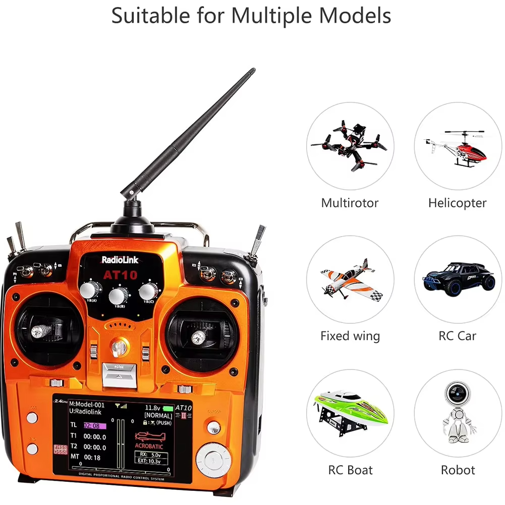 RadioLink AT10 II 2.4G 10CH RC - Drone Power Distribution Board recensie en prijs
