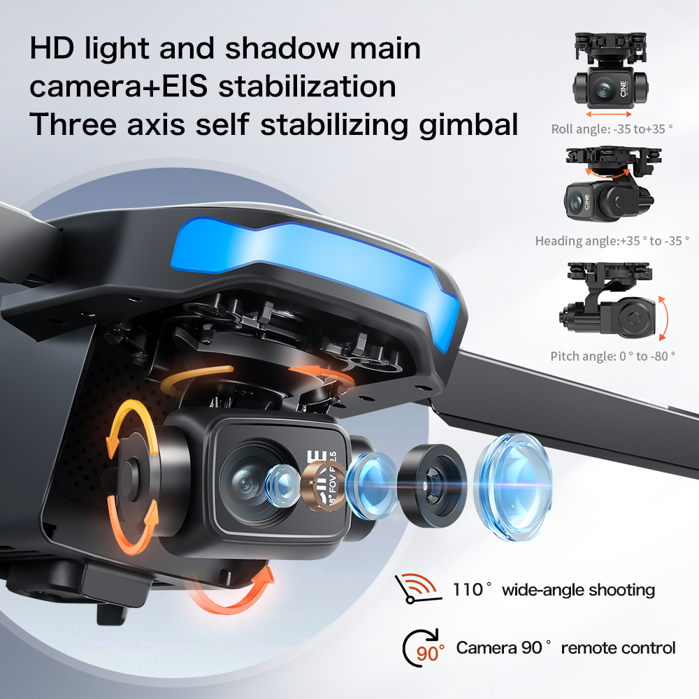 Nieuwe S-X1 MAX Drone GPS 8K P - Drone Gimbal recensie en prijs