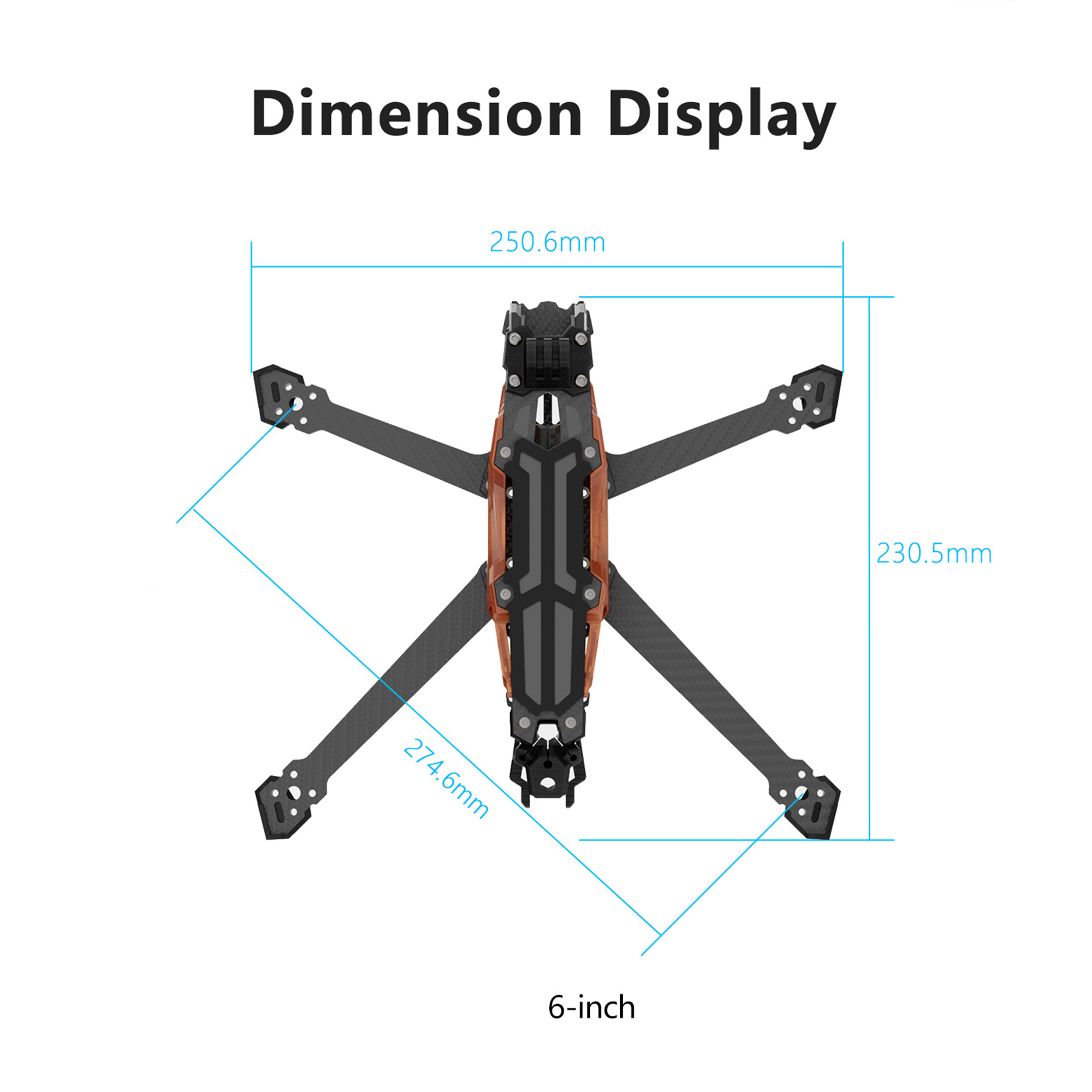GEPRC GEP-Vapor-D5 D6 O4 Pro K - Drone Landing Gear recensie en prijs