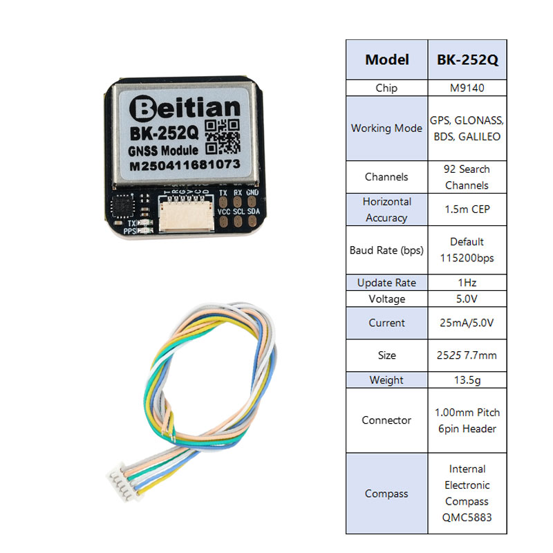 Beitian BK-252Q GPS GNSS Modul - Drone Compass recensie en prijs