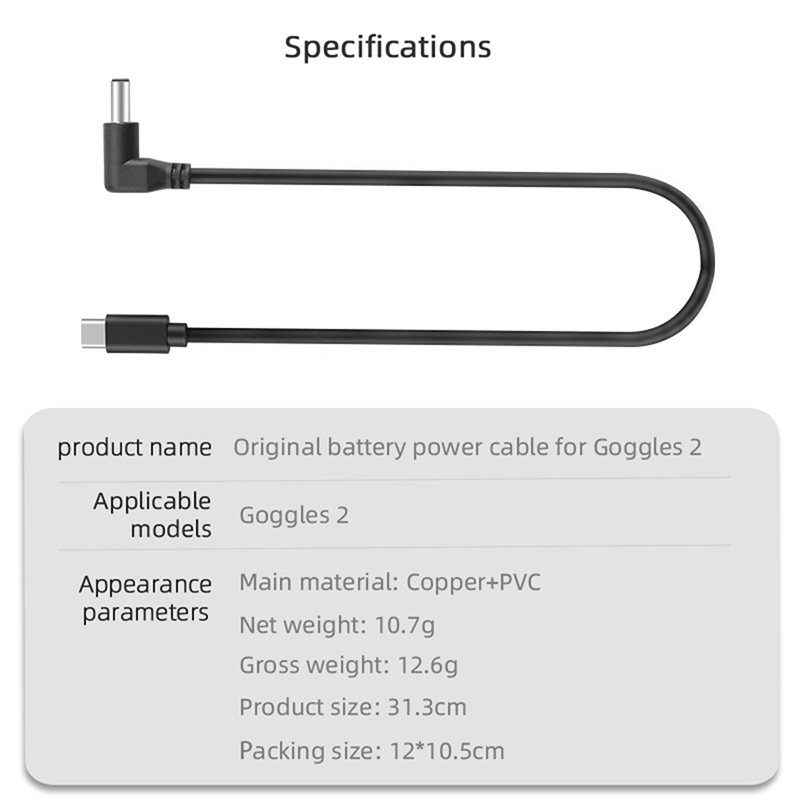 Originele Bril Batterij Kabel  - Drone Battery Strap recensie en prijs